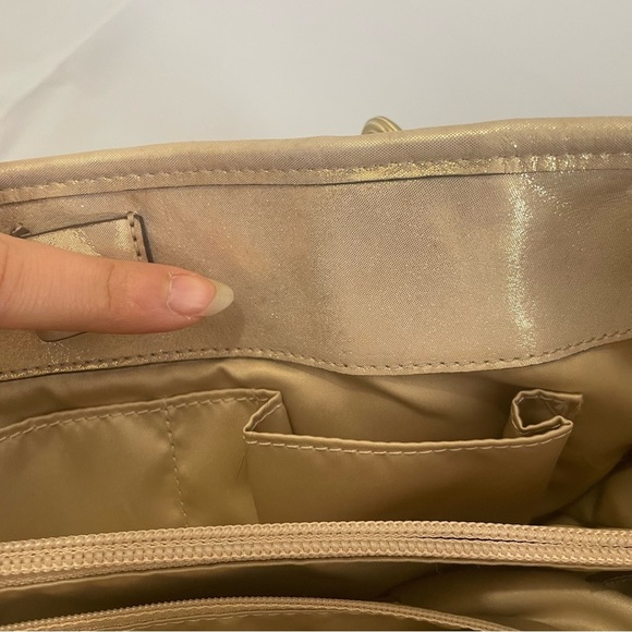 β¨ Coach Poppy Camelia Leather Pushlock Tote β Limited Edition β¨ - Picture 13 of 16